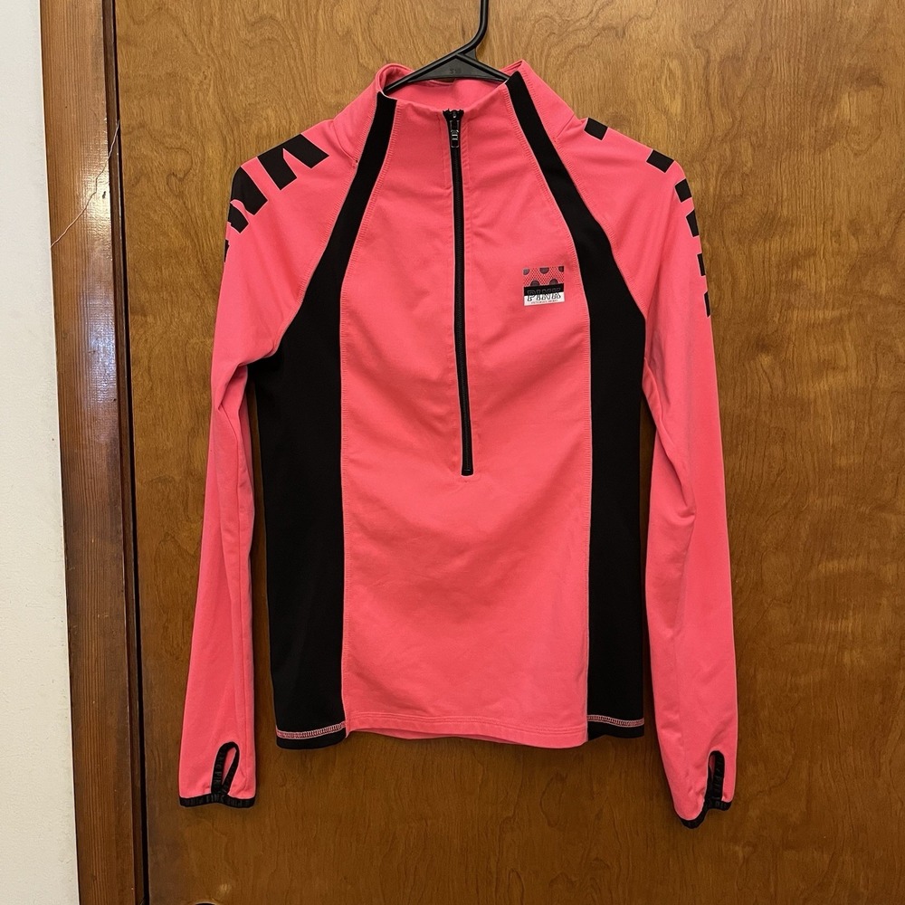 PINK by Victorias Victoria's Secret Ultimate 1/4 Zip Pullover Spandex Size XS